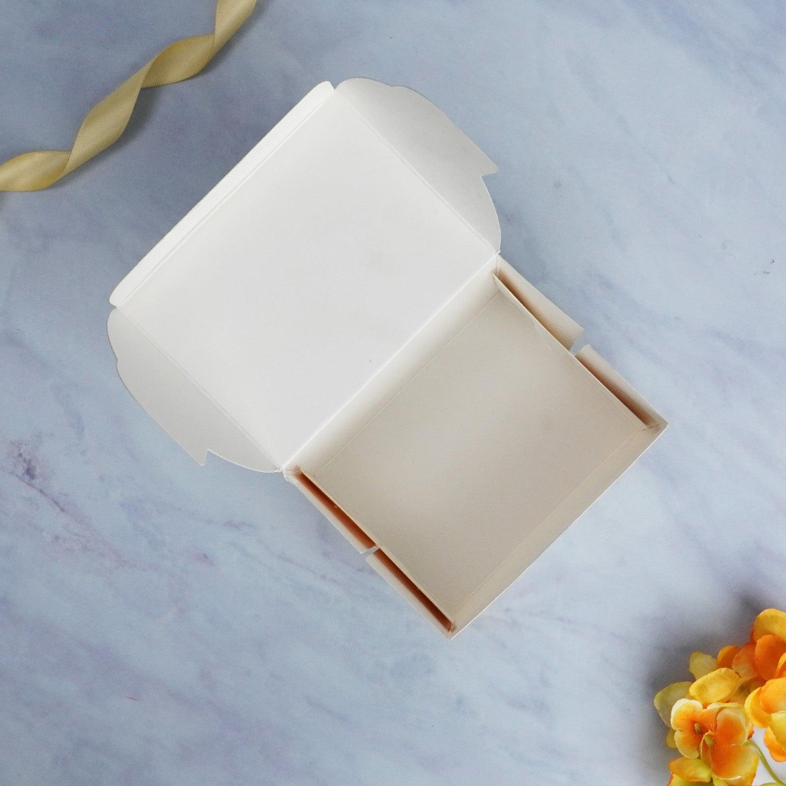 Gold Floral Single Pastry Box