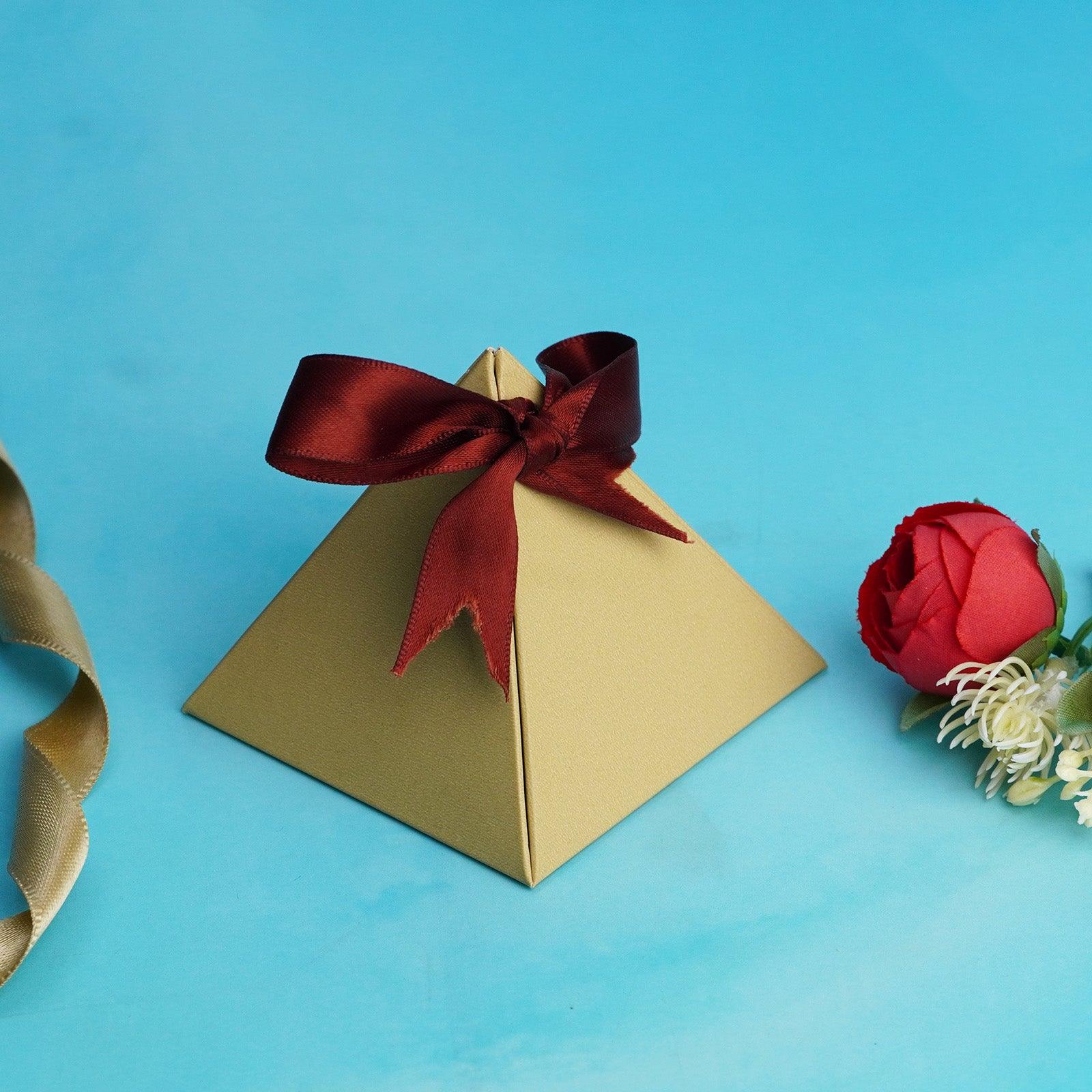 Gold Triangle Gift Box