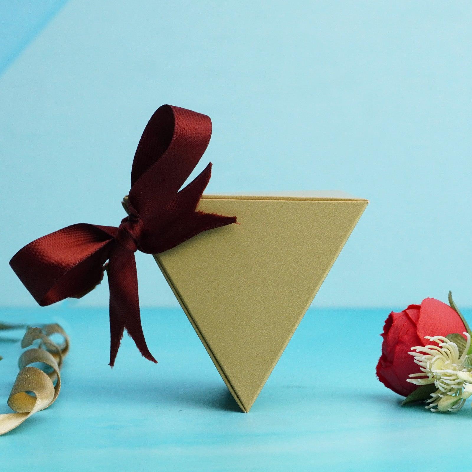 Gold Triangle Gift Box