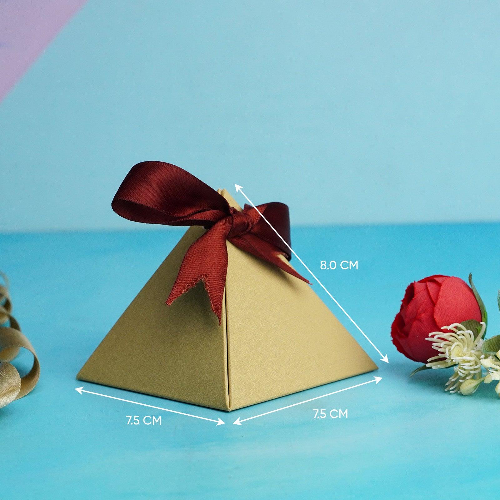 Gold Triangle Gift Box