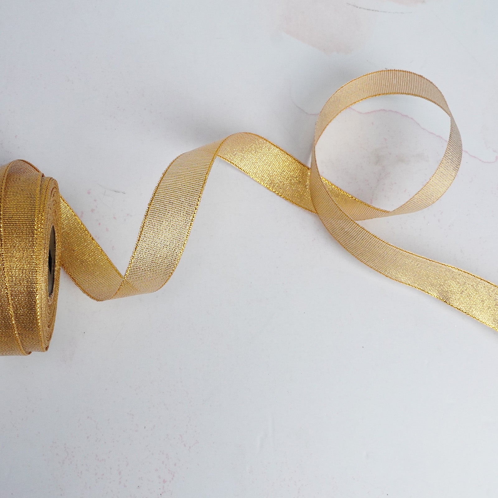 Golden Shimmering Wedding Ribbon