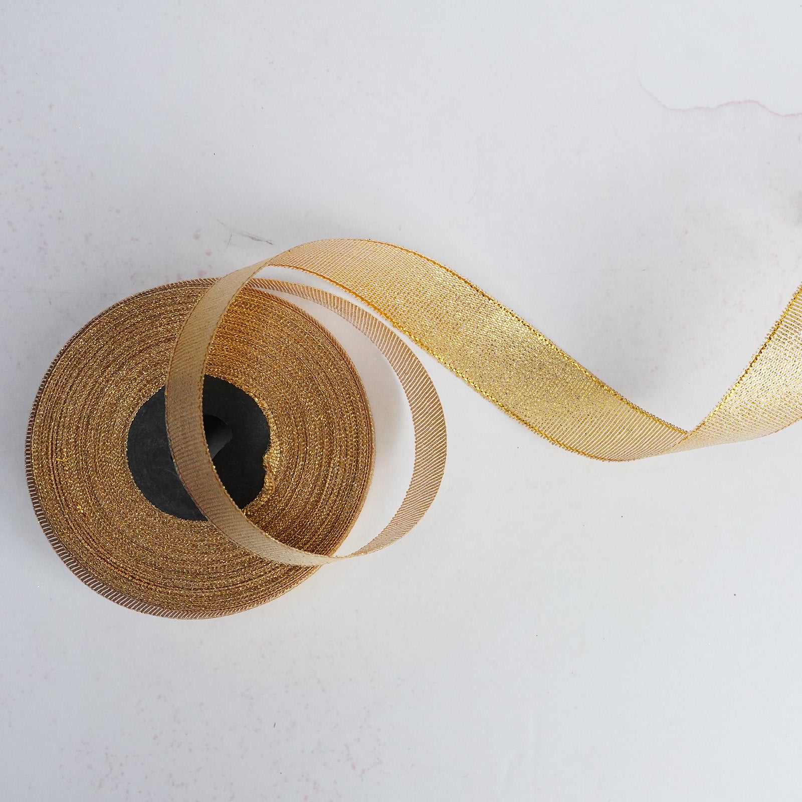 Golden Shimmering Wedding Ribbon