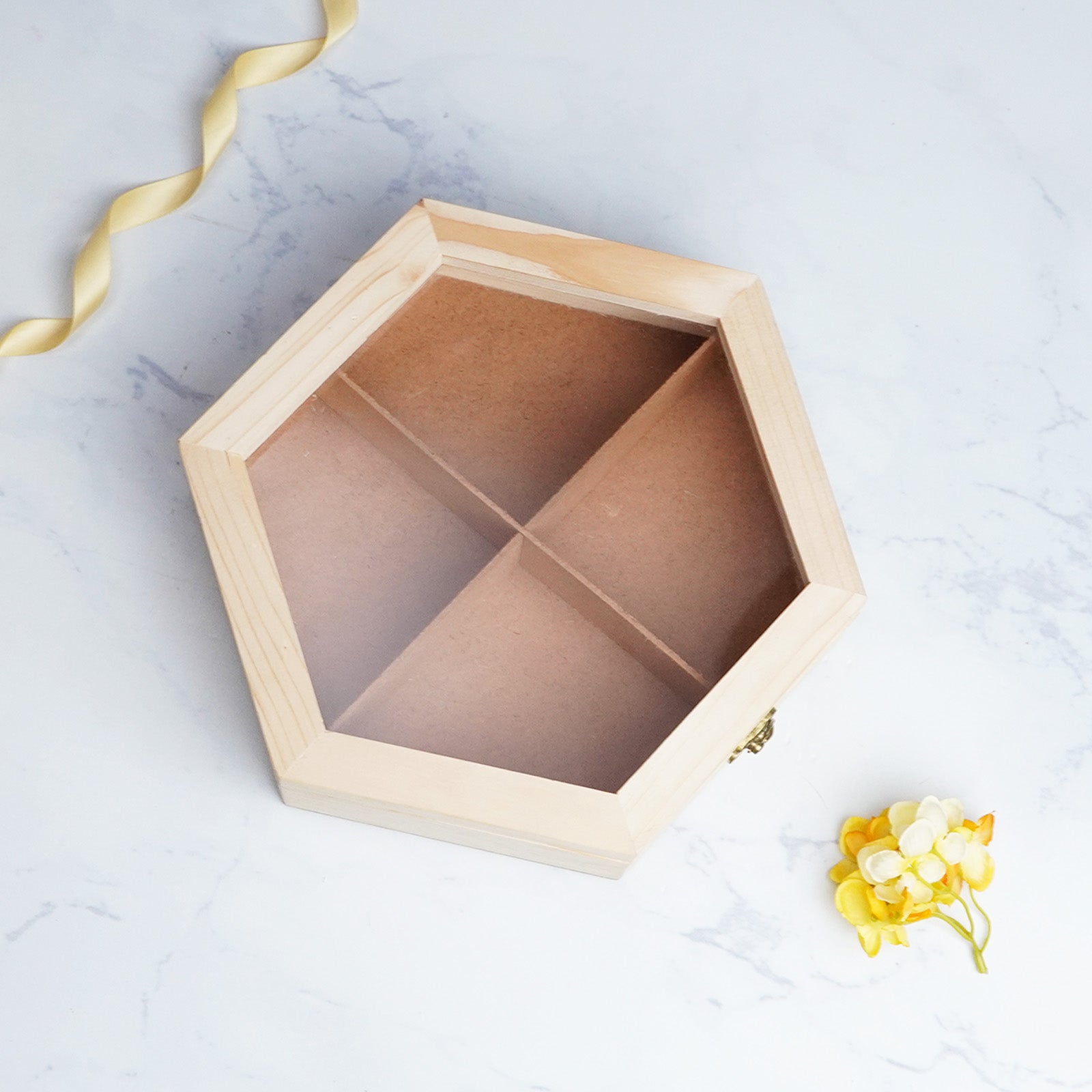 Hexagon Transparent Gift Box