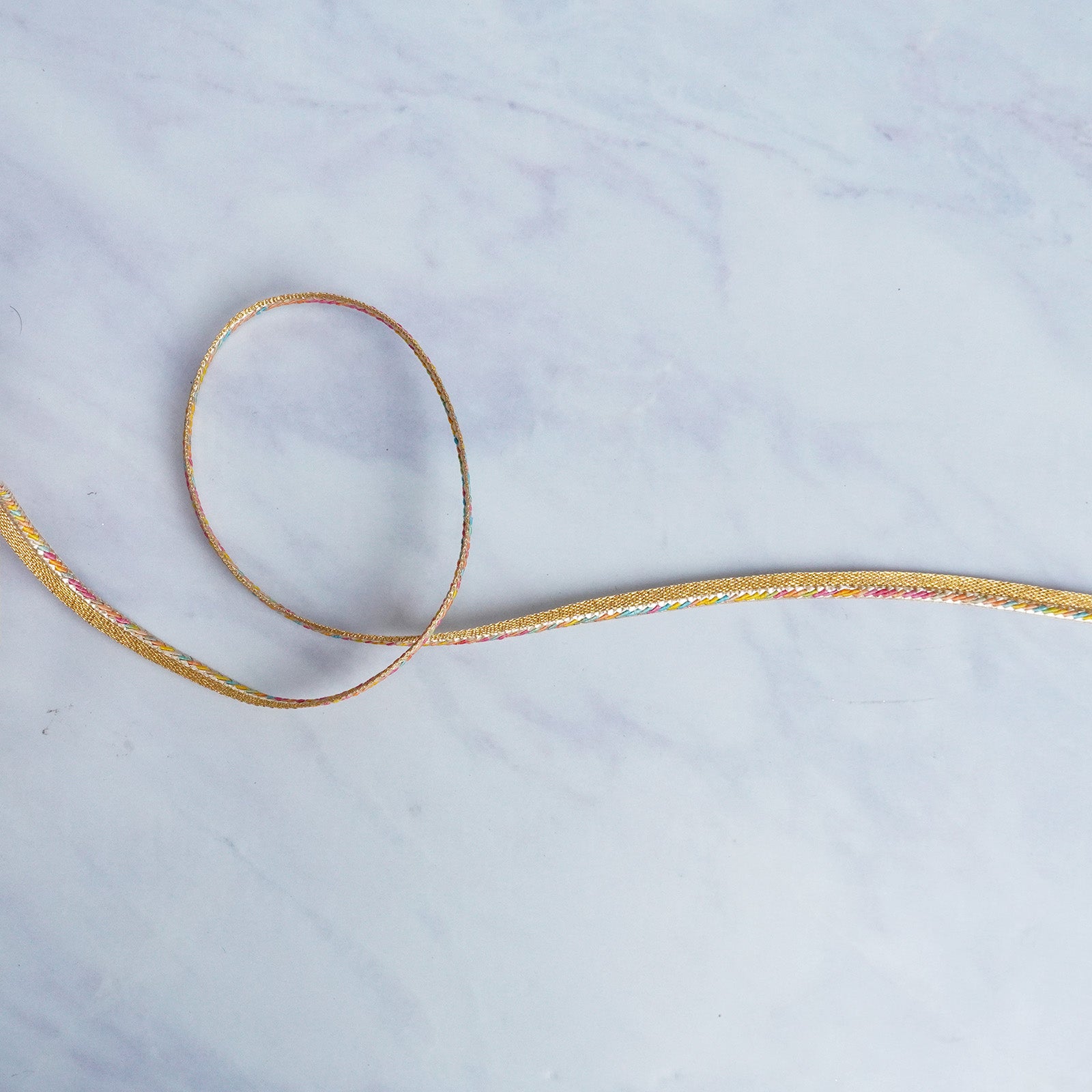 Golden Shimmering Wedding Ribbon