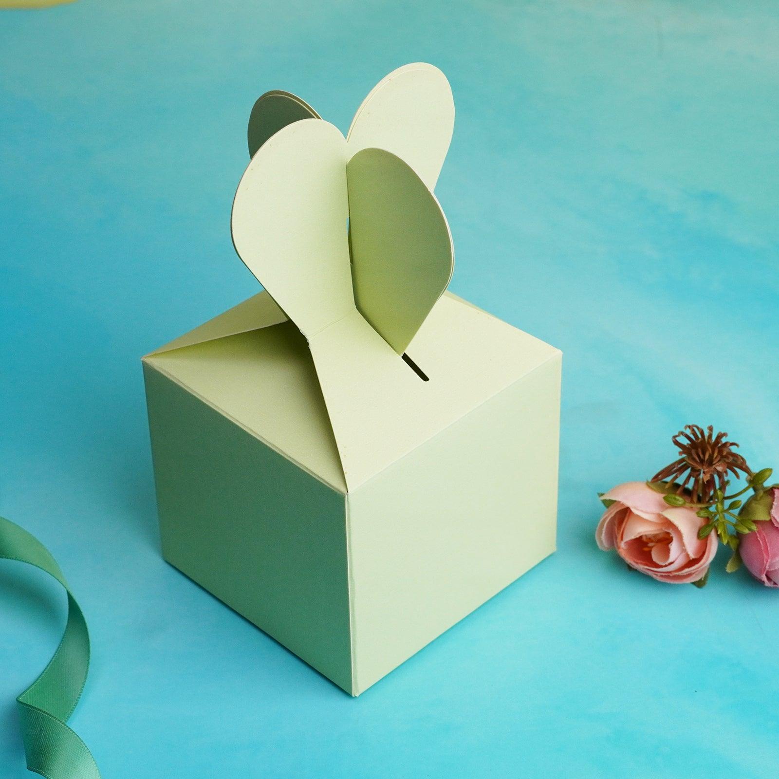 Light Green Heart Gift Box