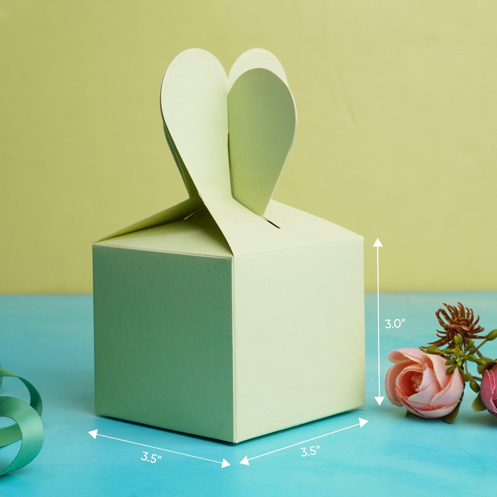 Light Green Heart Gift Box