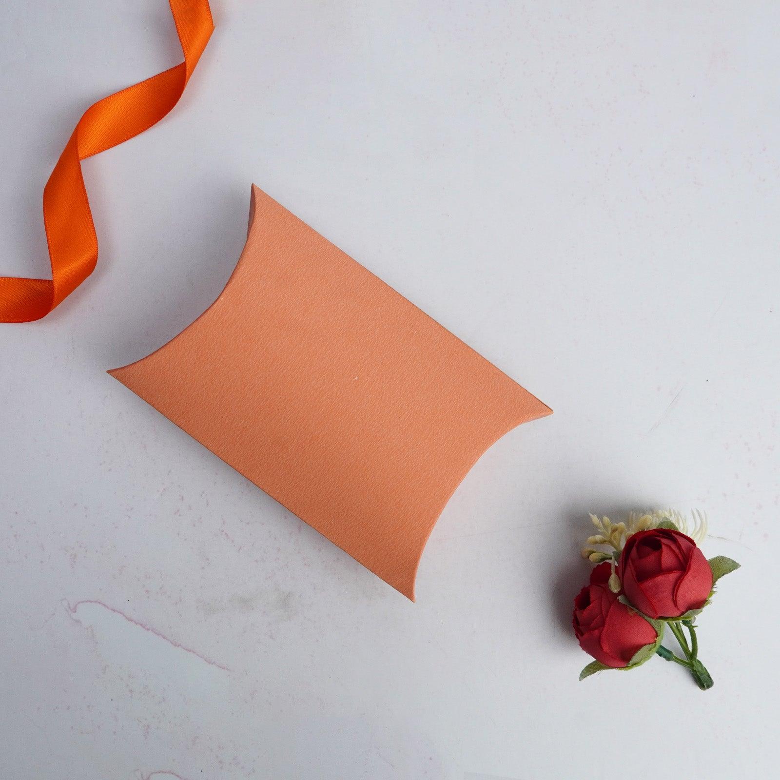 Orange Pillow Box