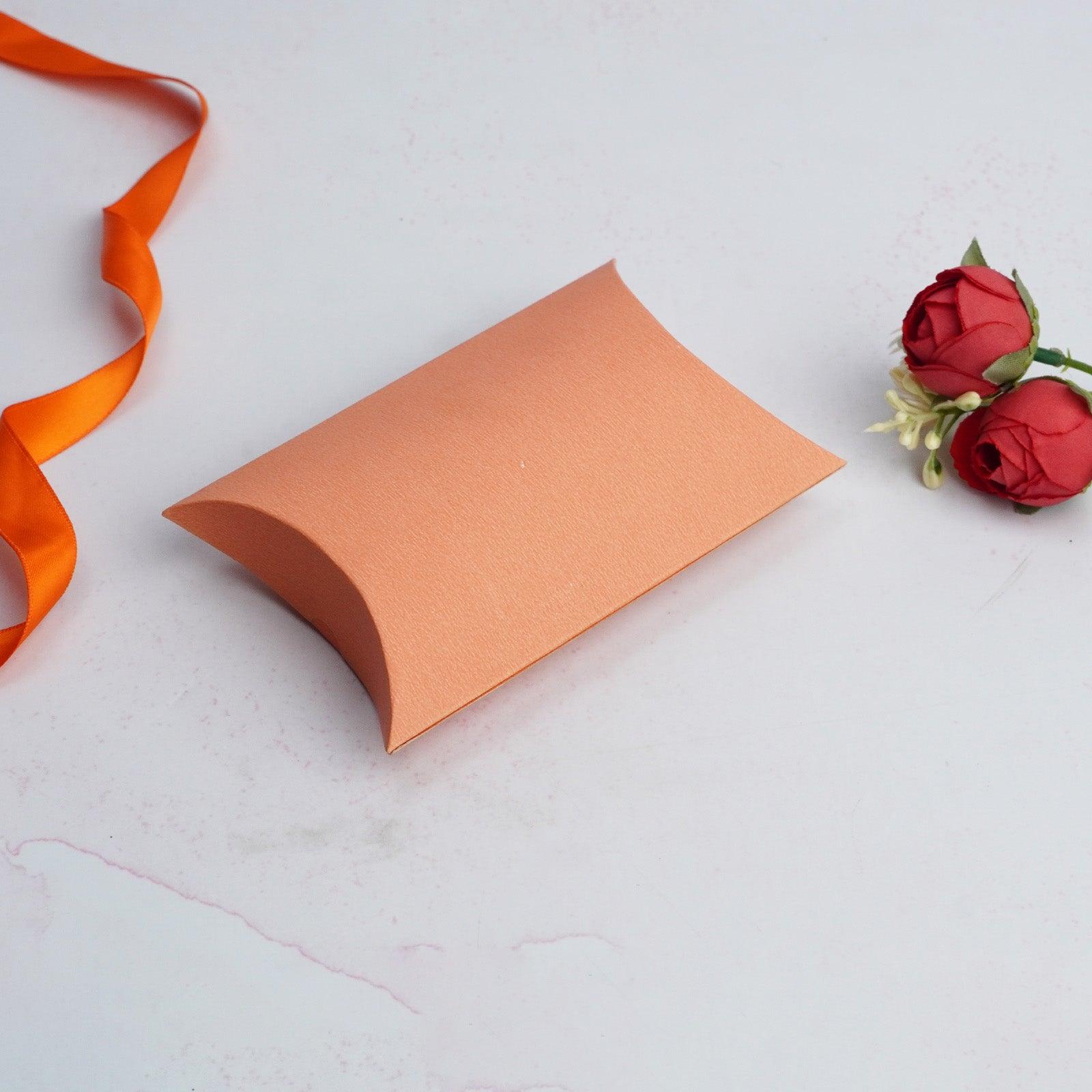 Orange Pillow Box