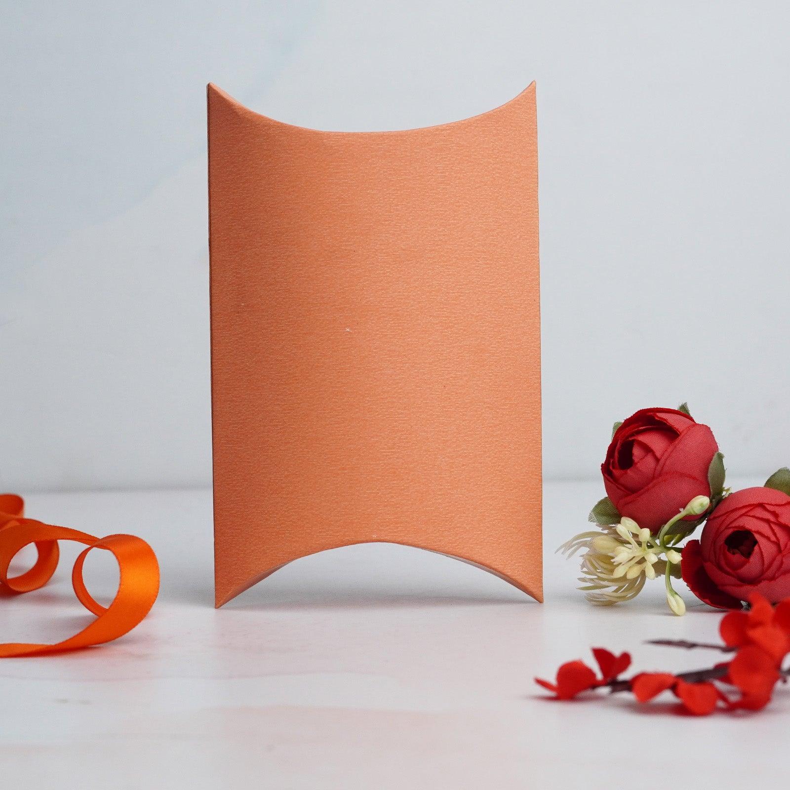 Orange Pillow Box