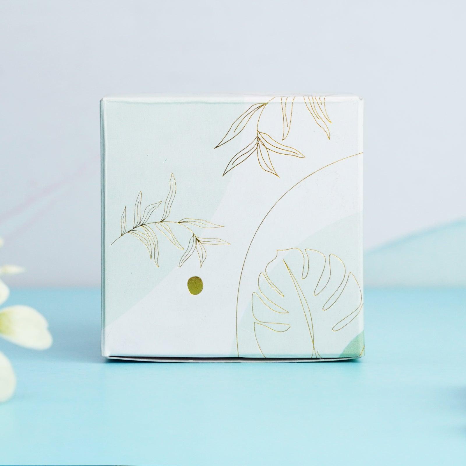 Pastel Green Gold Foil Sweet Box