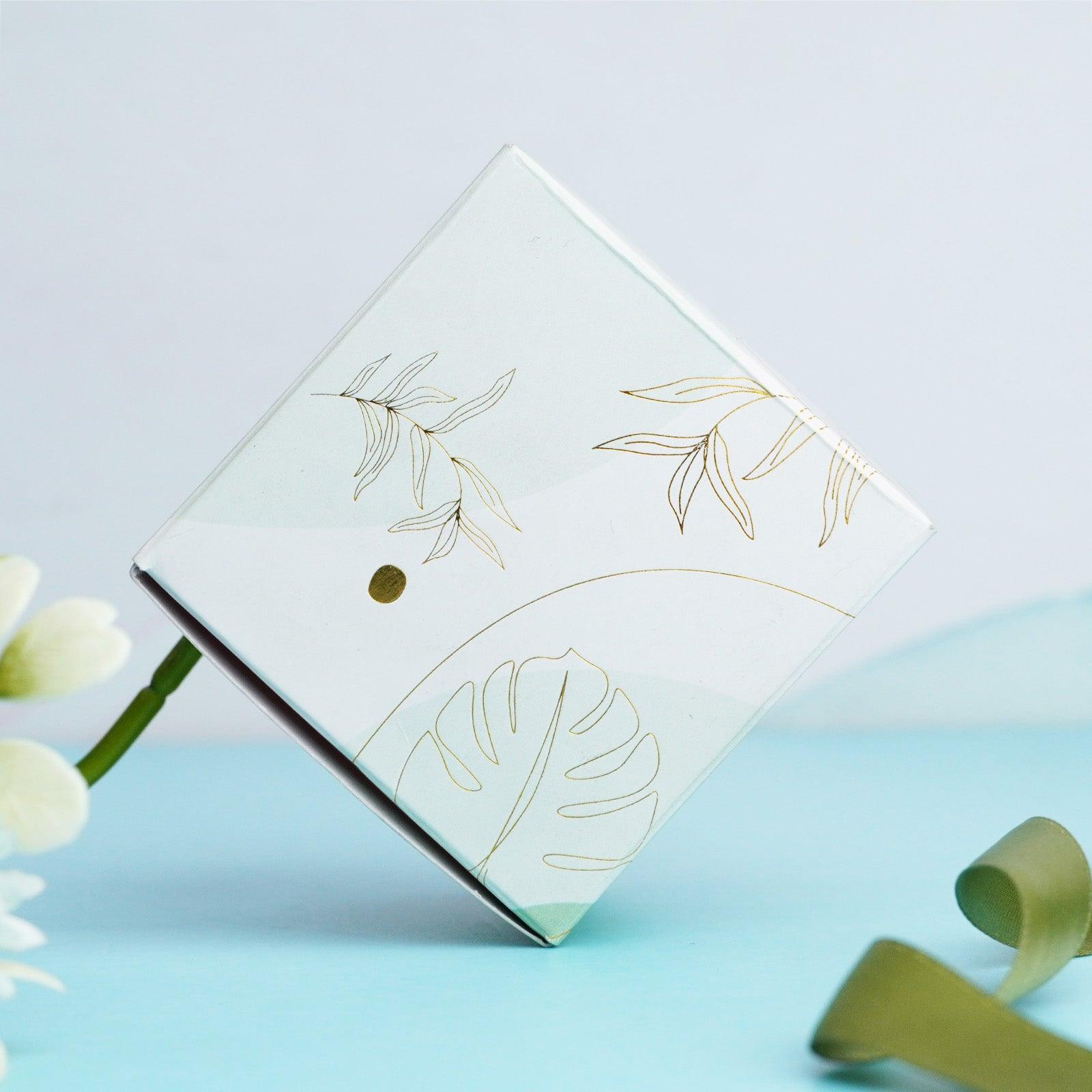 Pastel Green Gold Foil Sweet Box