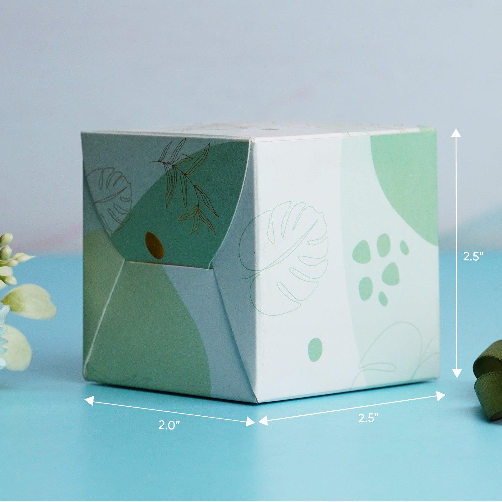 Pastel Green Gold Foil Sweet Box