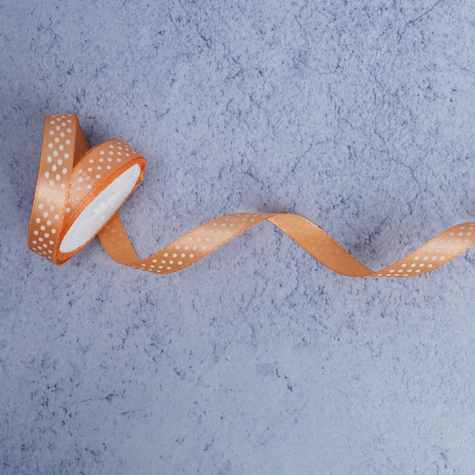 Peach Delight Polka Dot Ribbon