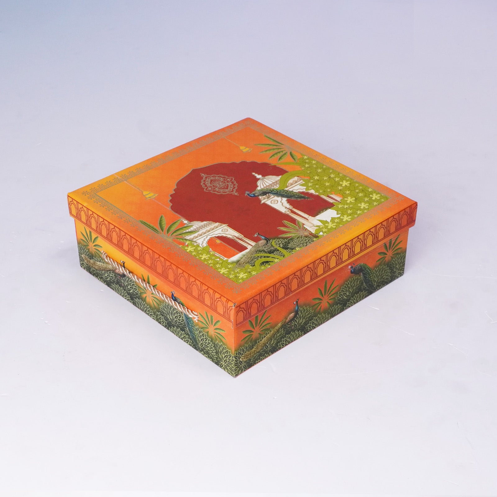 Peacock 4 Jar Dry Fruit Box