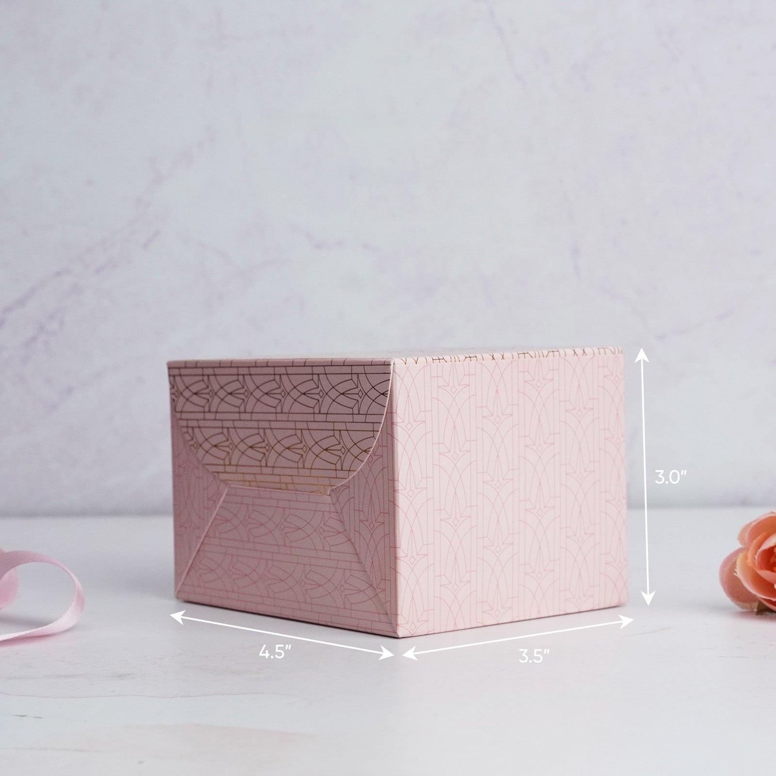 Pink Pattern  Single Pastry Box