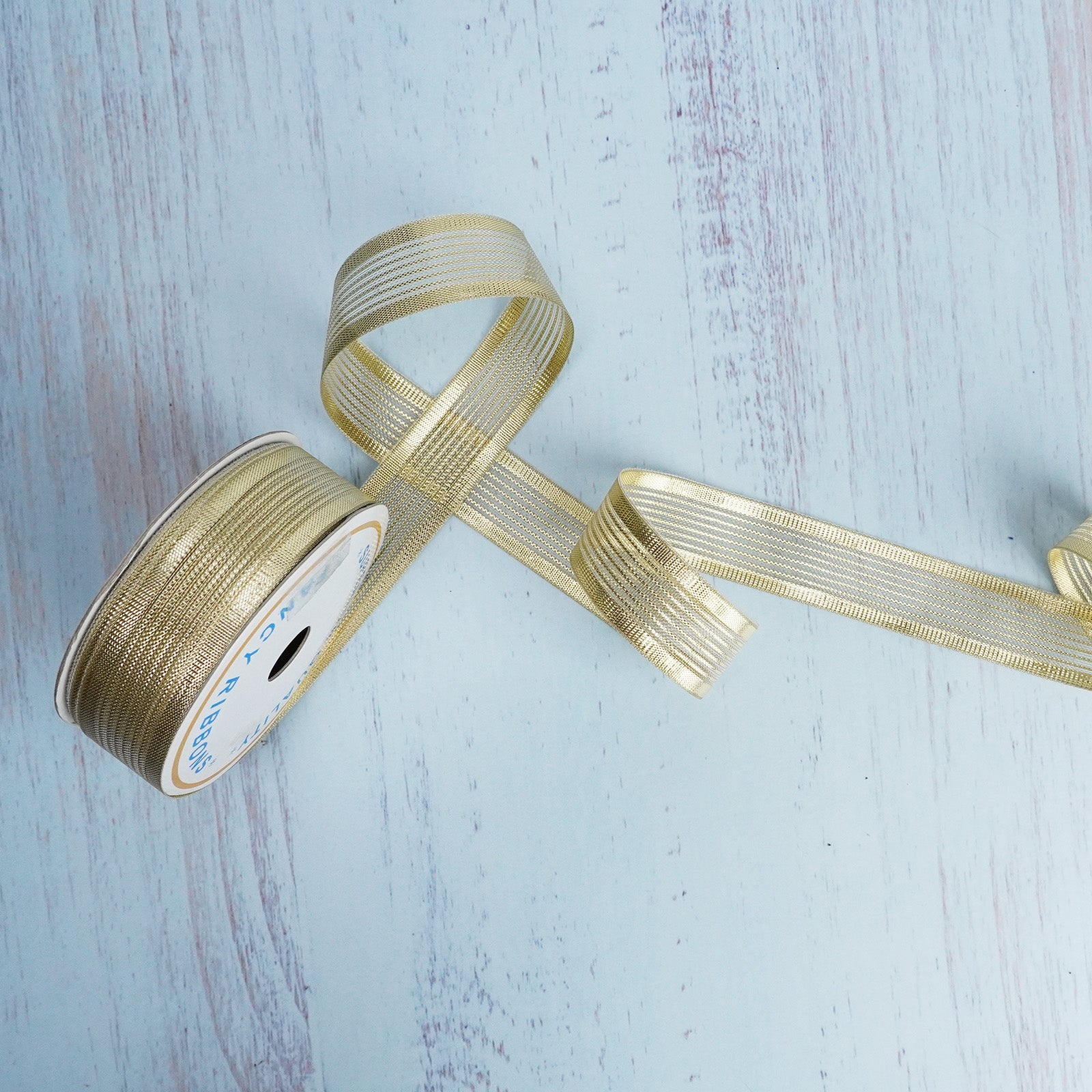 Premium Gold Metallic Ribbon