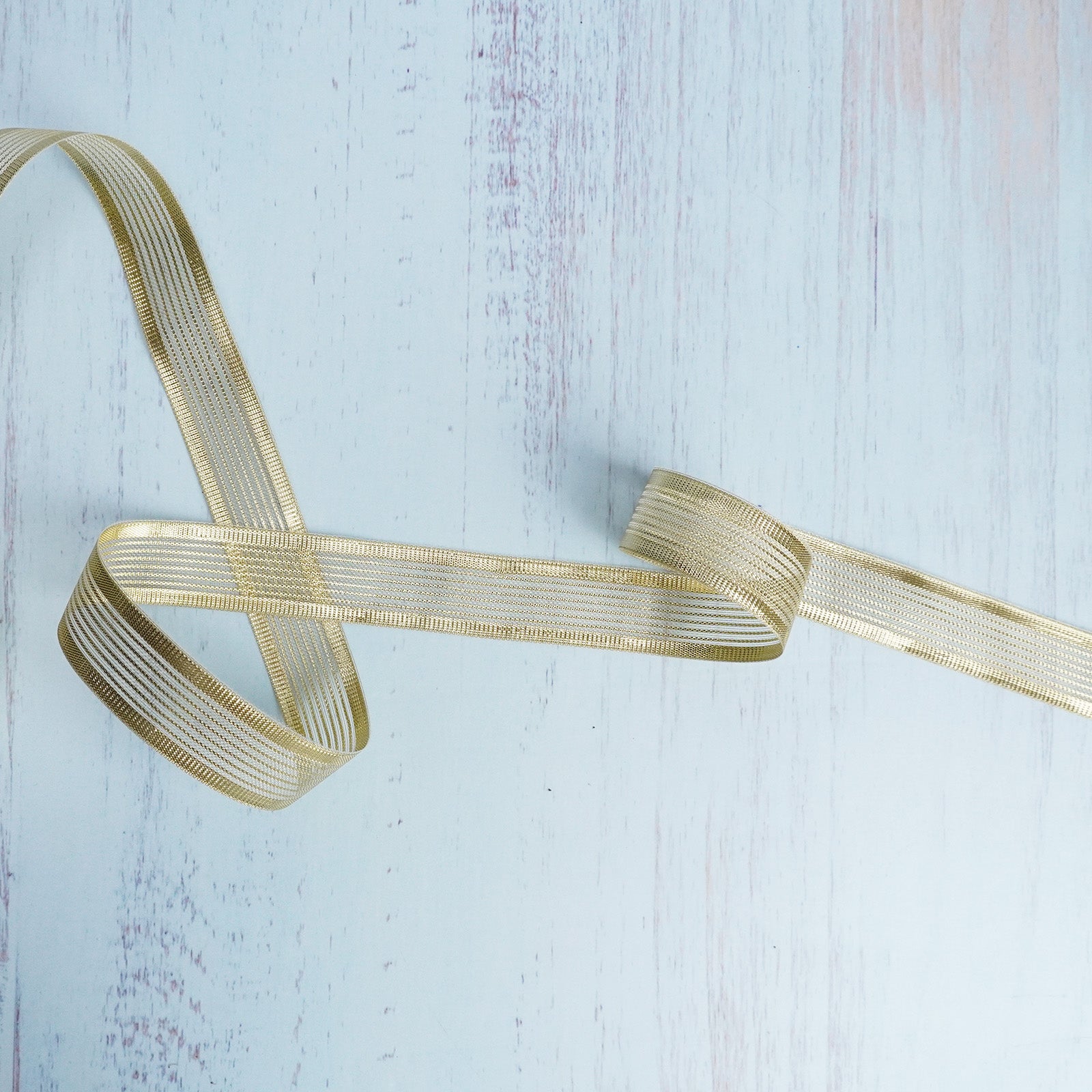 Premium Gold Metallic Ribbon