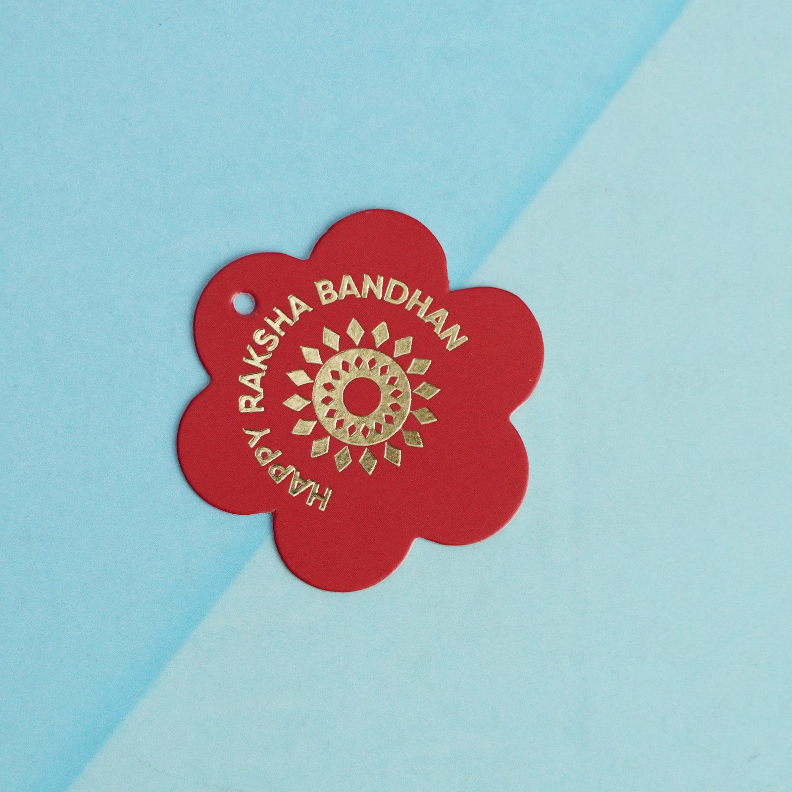 Red Raksha Bandhan Wishes Tag