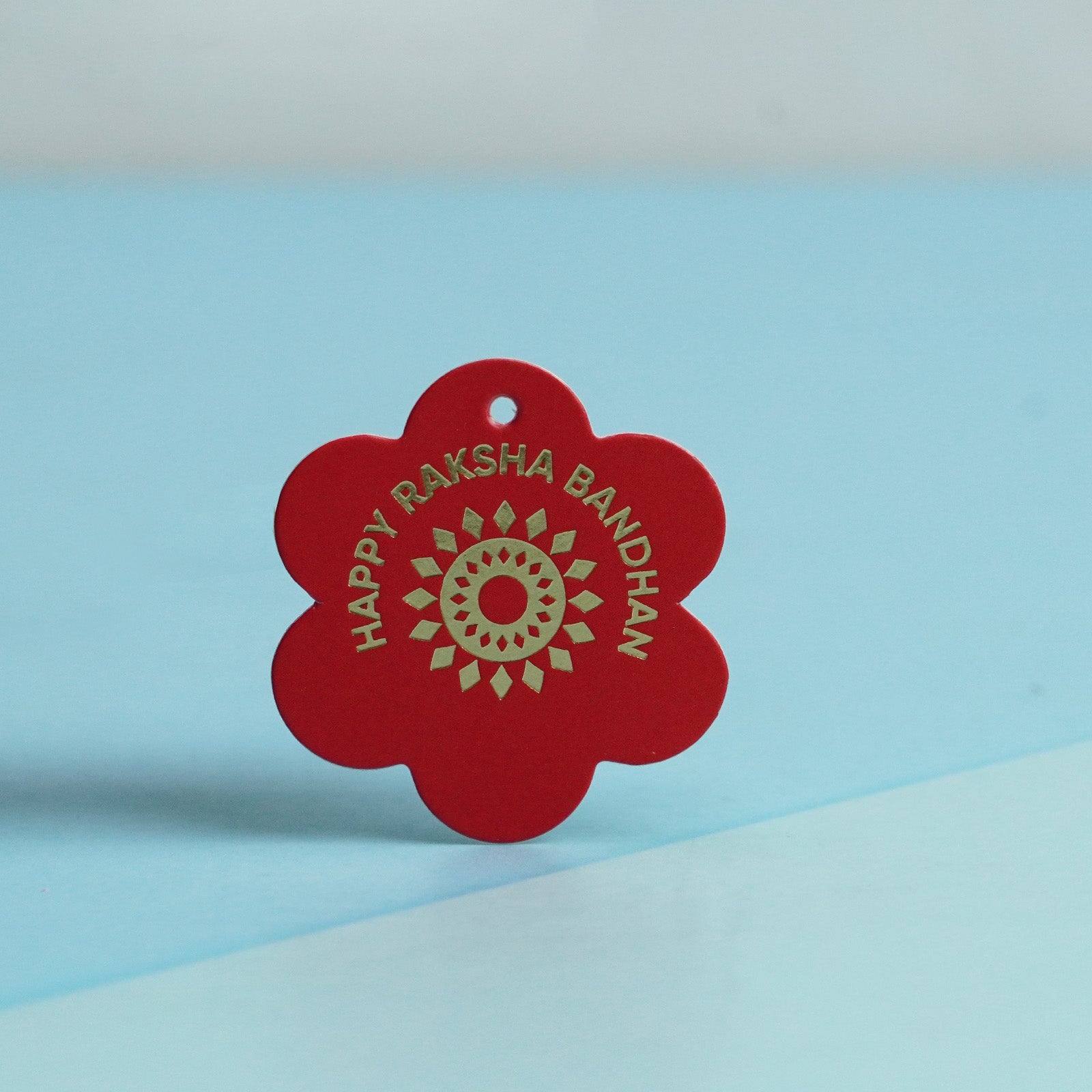 Red Raksha Bandhan Wishes Tag