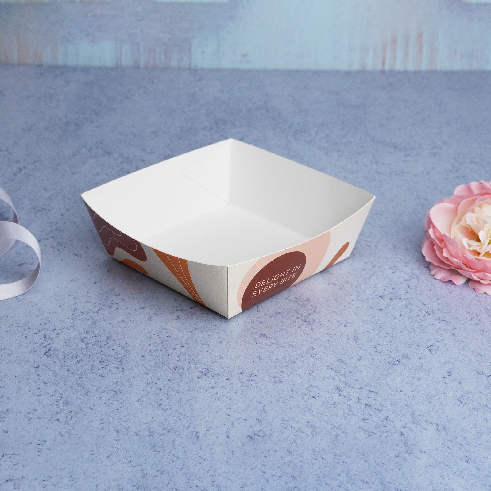 Soft Cream Boat Tray Box