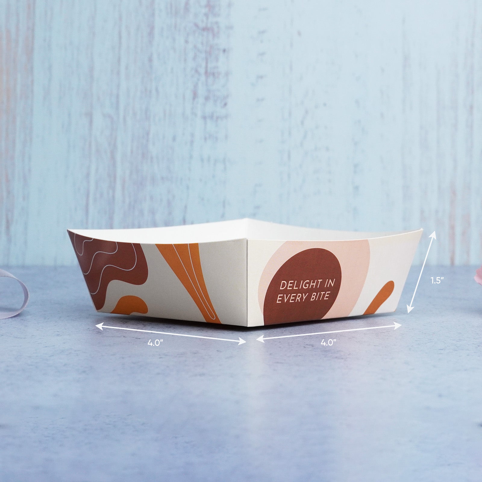 Soft Cream Boat Tray Box