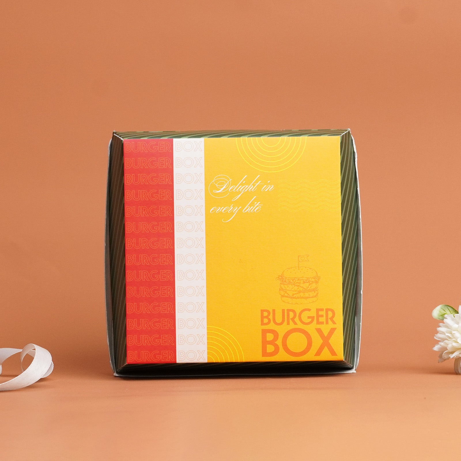 Vibrant Big Burger Box