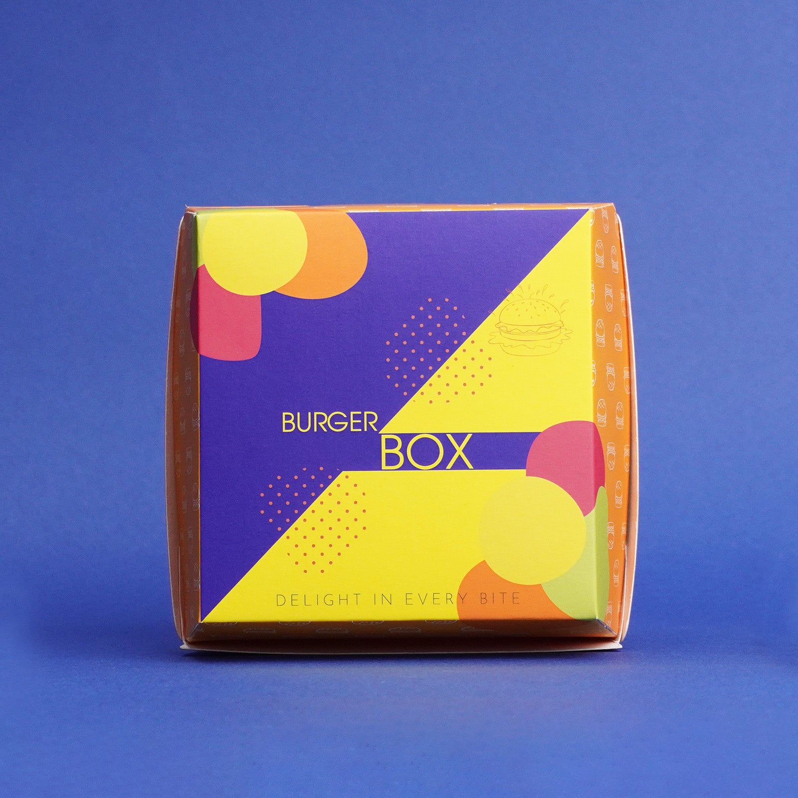 Vibrant Big Burger Box