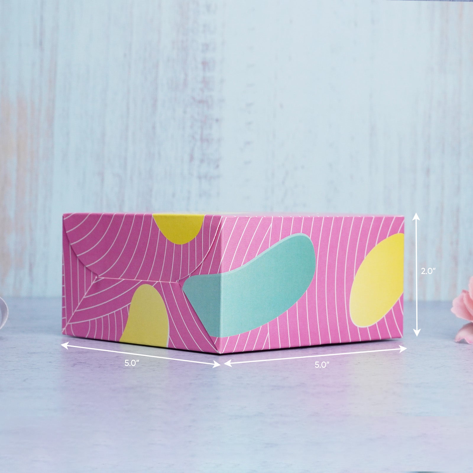 Pink Square Sandwich Box,