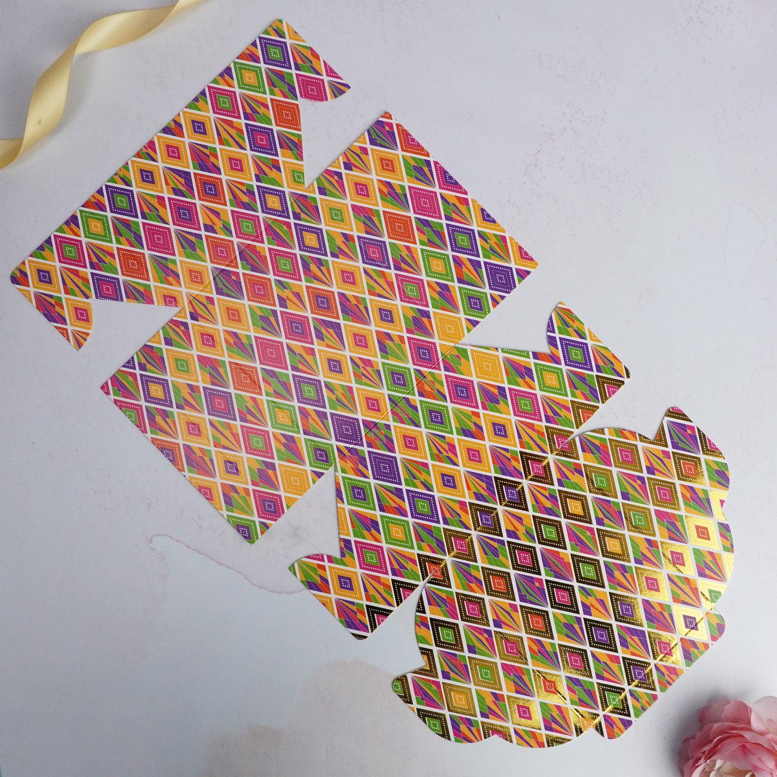 Vibrant Diamond Single Pastry Box