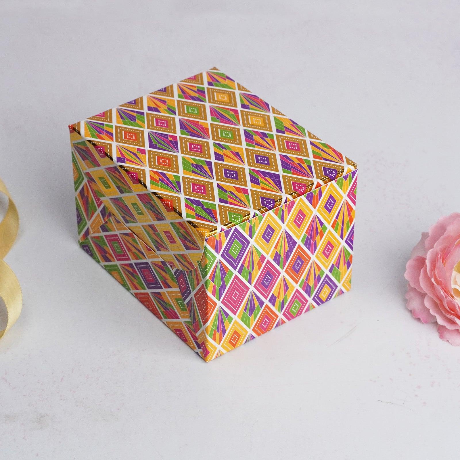 Vibrant Diamond Single Pastry Box