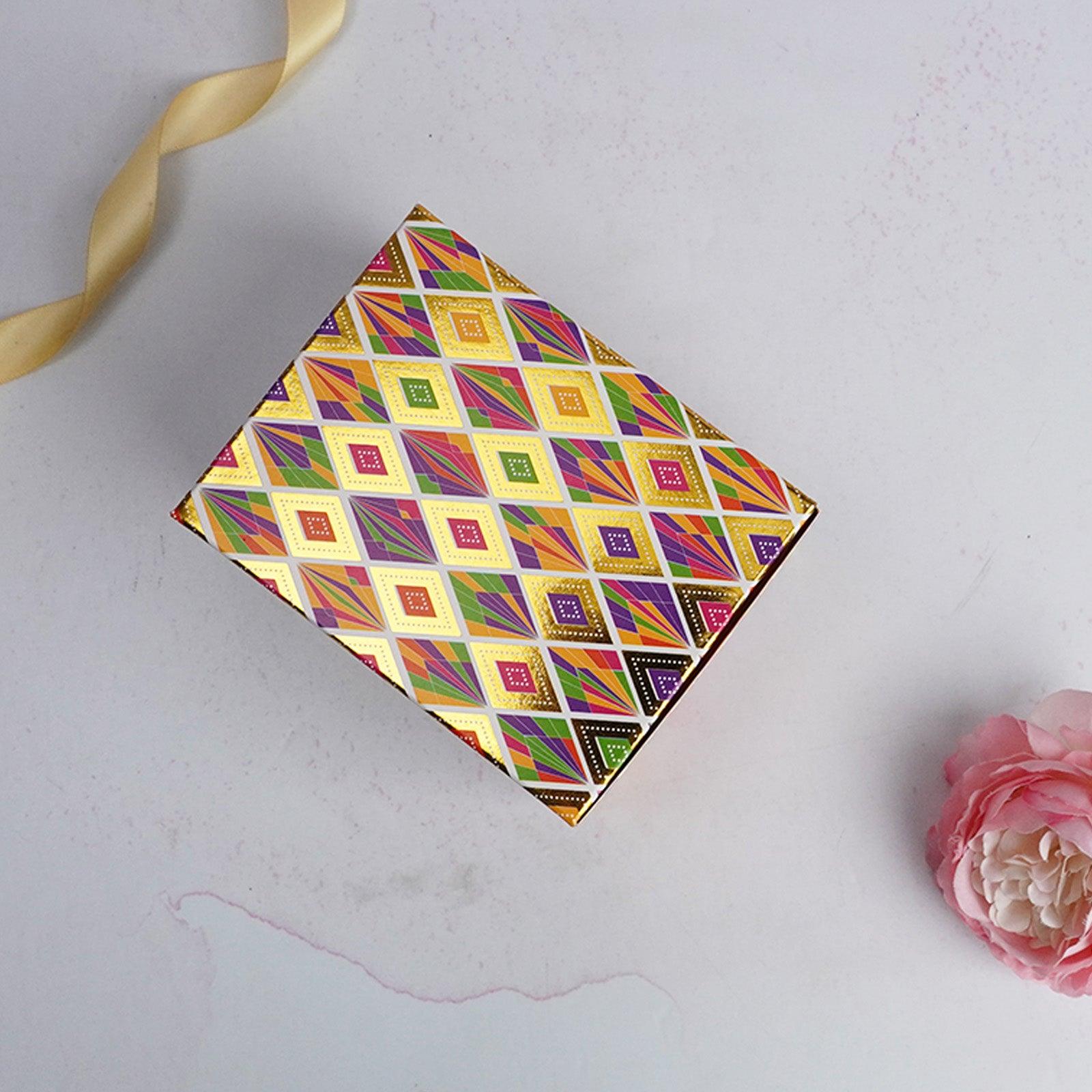 Vibrant Diamond Single Pastry Box