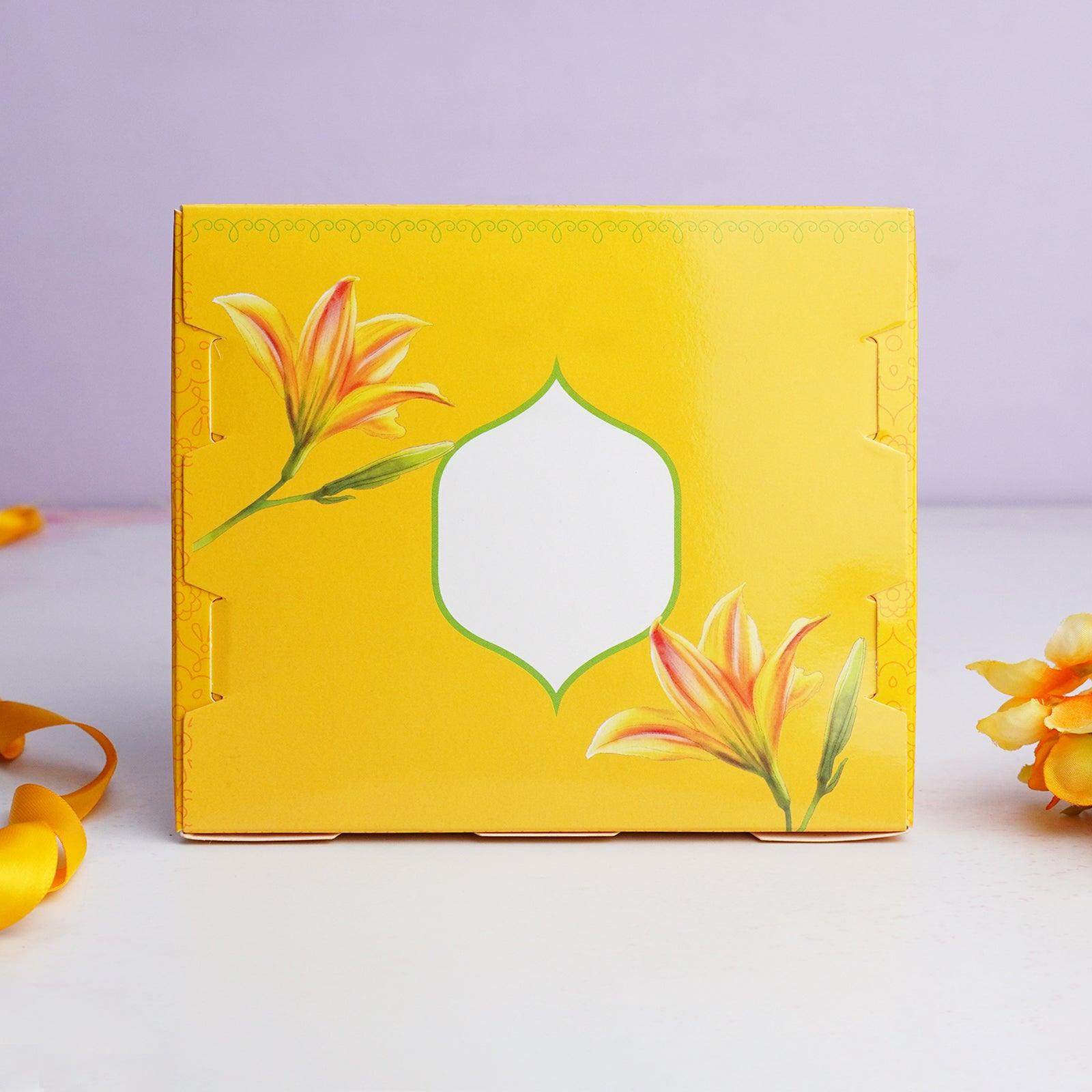 Yellow Floral 250g Sweet Box