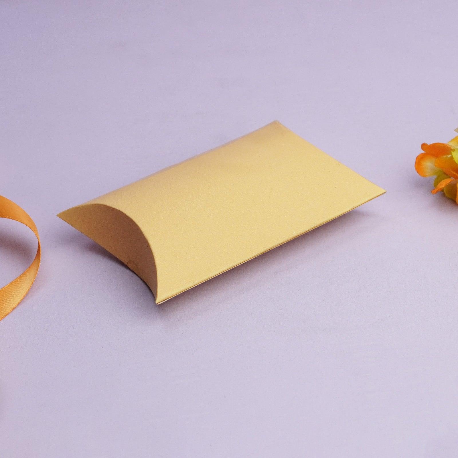 Yellow Pillow Box