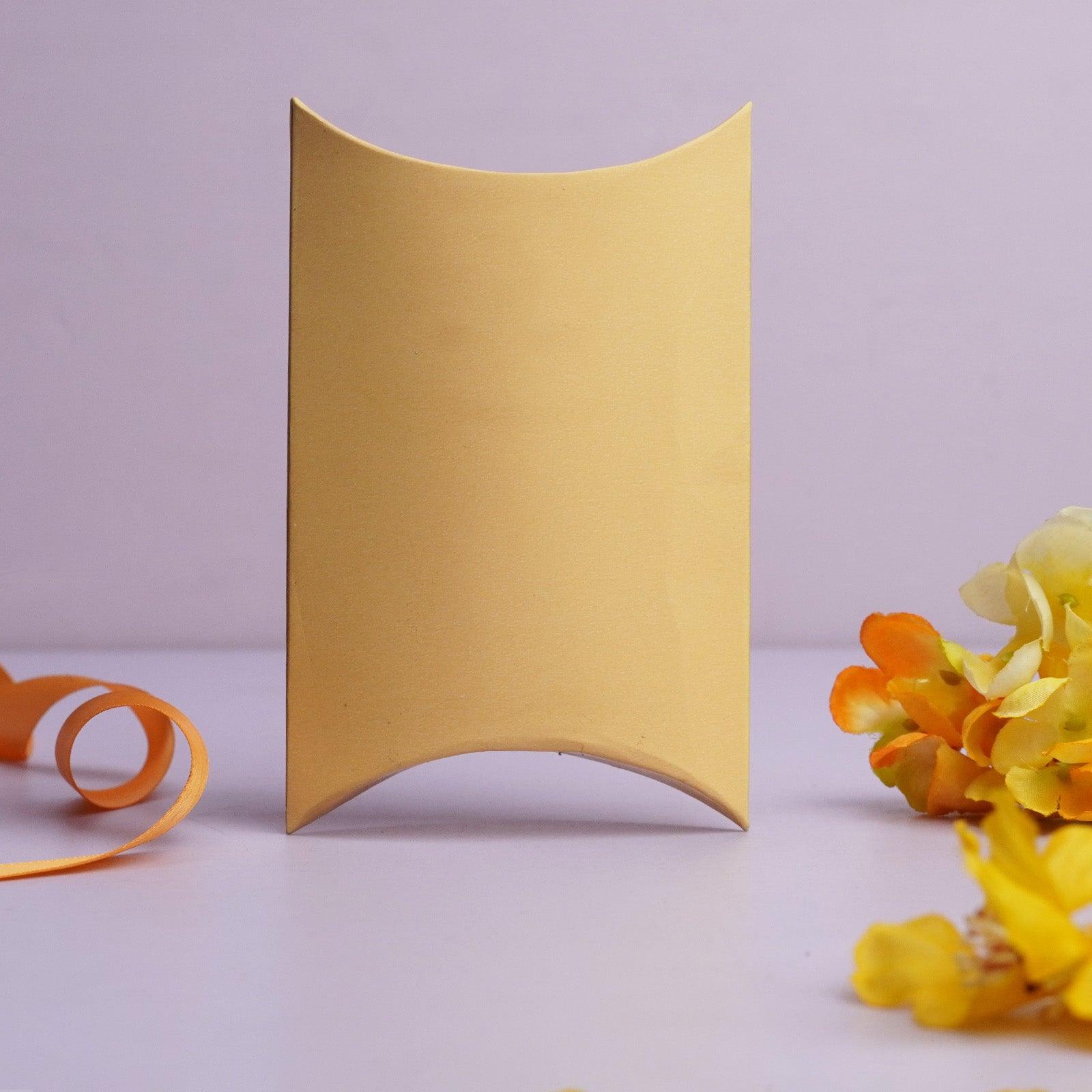 Yellow Pillow Box