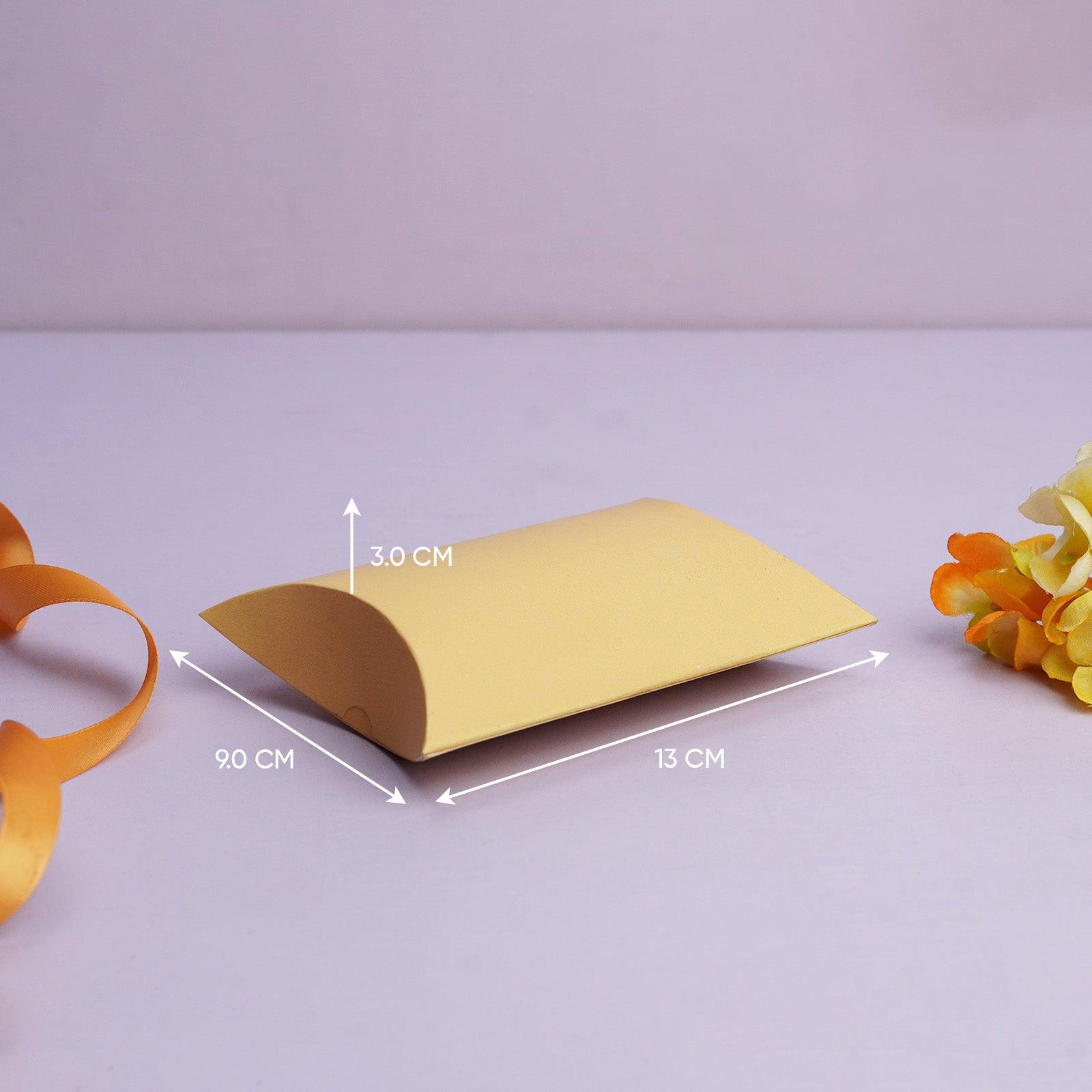 Yellow Pillow Box