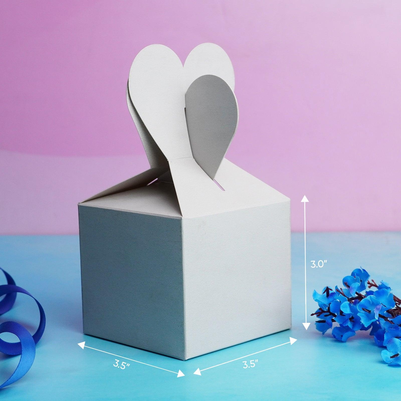 Gray Heart Gift Box